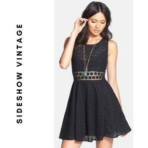 Black Free People "Daisy Waist" Dress - Size 0